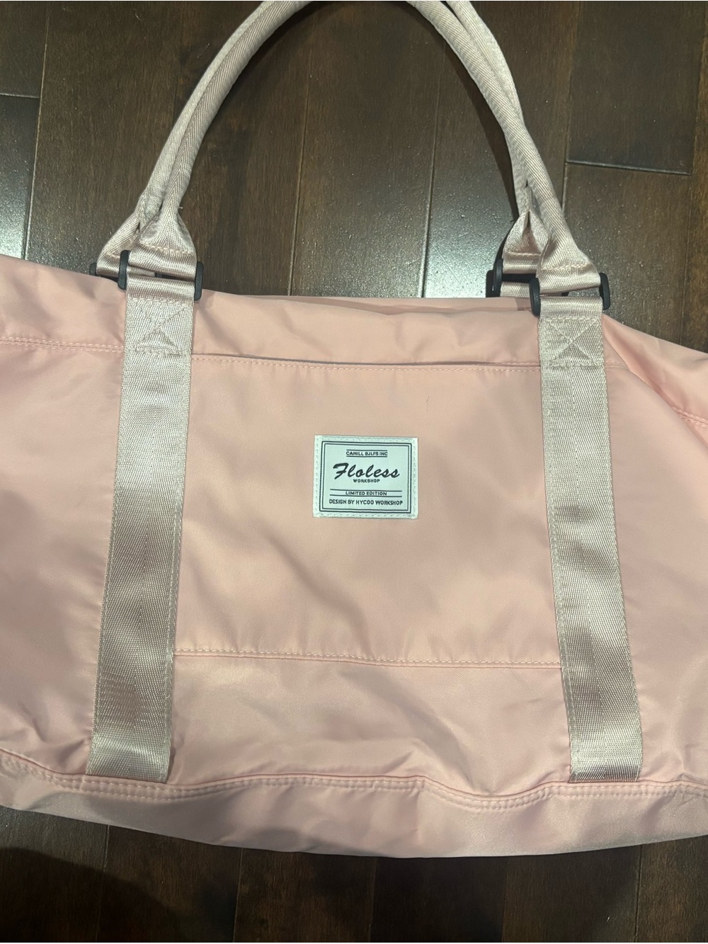 Floless Blush Pink Travel Tote
